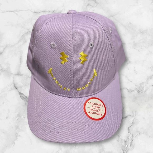 🆕Light Purple Adjustable Cap with Yellow Embroidery - Picture 3 of 10